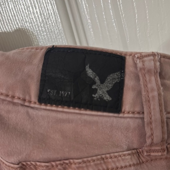 #18- American Eagle Pink Skinny Jeans-SZ 00 - Picture 5 of 6
